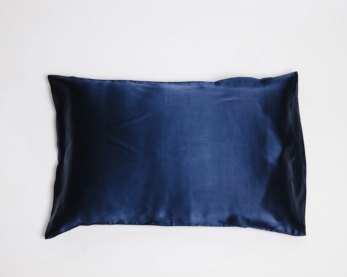 Mulberry Silk Pillowcase - French Navy | Silk Magnolia | Pillowcases | Thirty 16 Williamstown