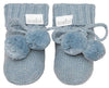 Organic Booties Marley - Storm 000 | Toshi | Pre Walkers, Booties &amp; Mittens | Thirty 16 Williamstown