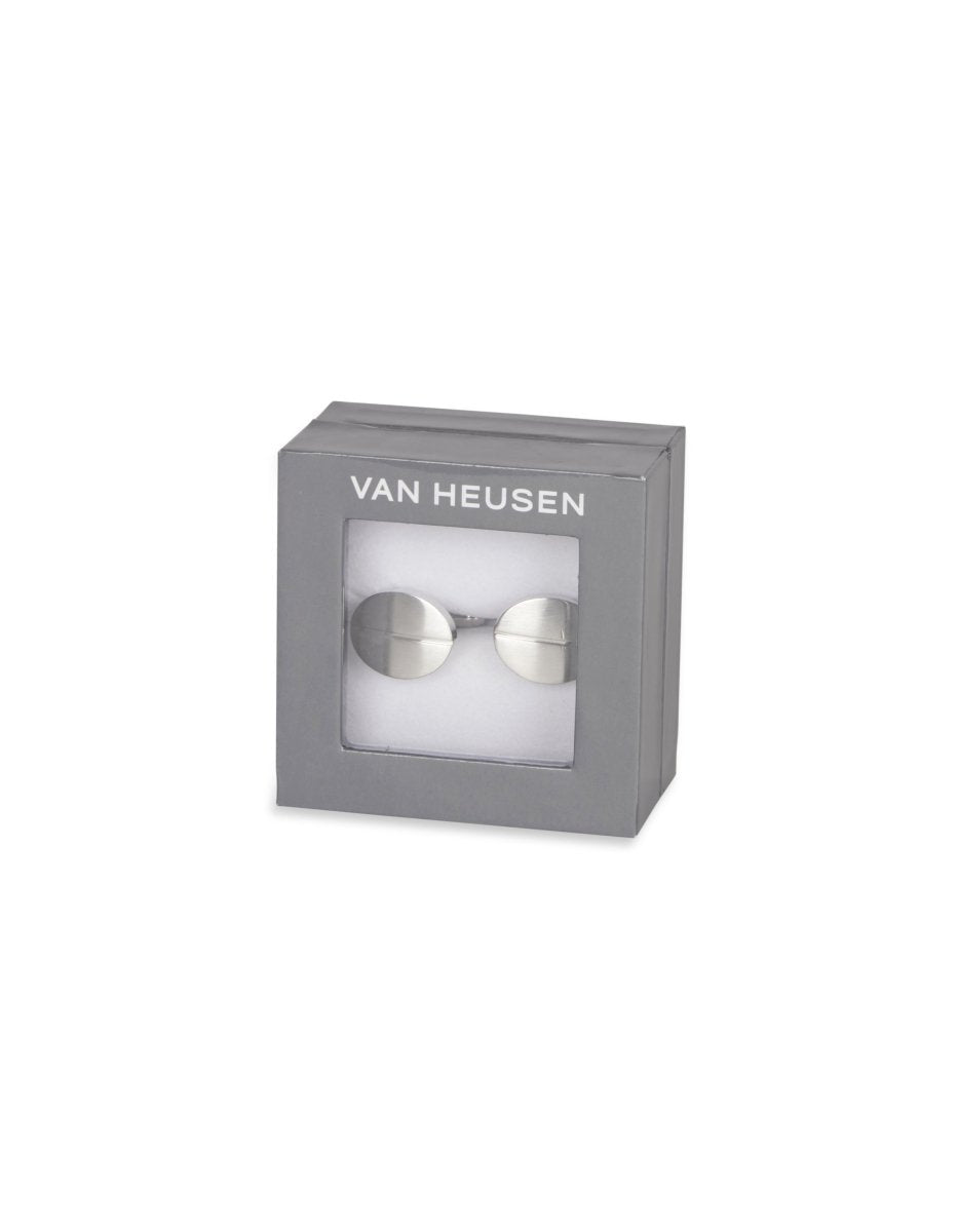 Oval Cufflinks - Silver | Van Heusen | Men&#39;s Accessories | Thirty 16 Williamstown