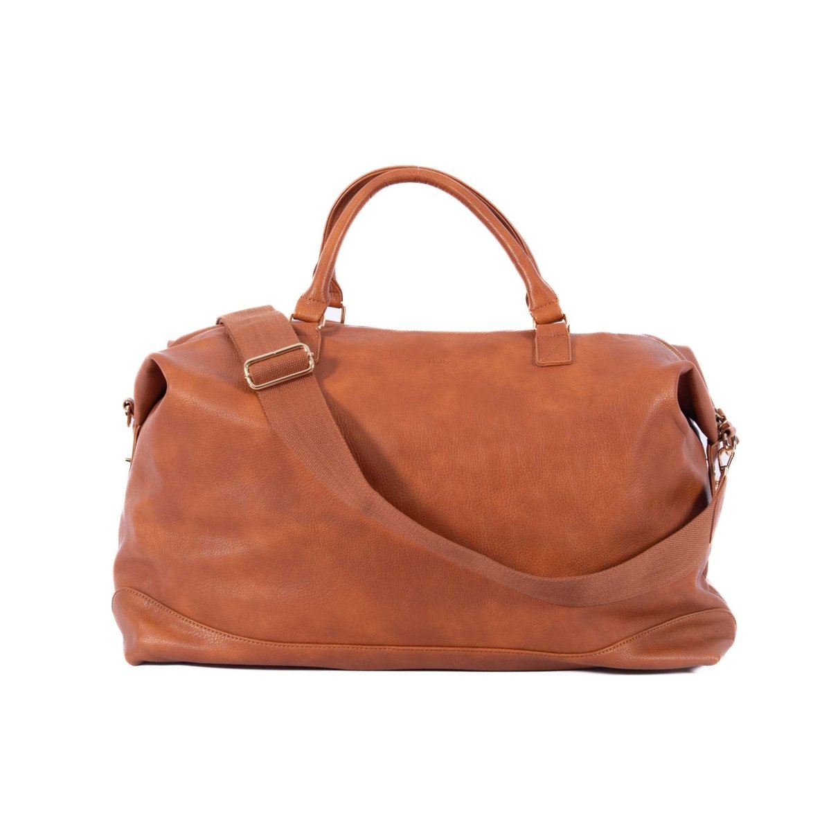 Tan shop overnight bag