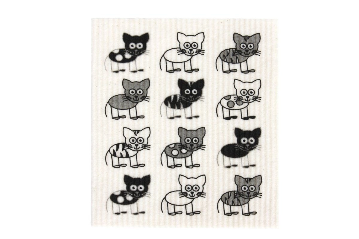 Sponge Cloth - Cats | Retro Kitchen | Kitchen Accessories | Thirty 16 Williamstown