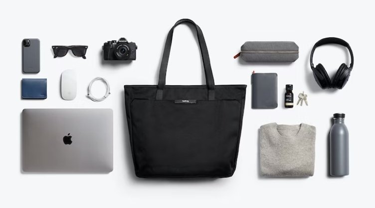 Tokyo Tote - Melbourne Black (Second Edition) | Bellroy | Travel Accessories, Bags &amp; Wallets | Thirty 16 Williamstown